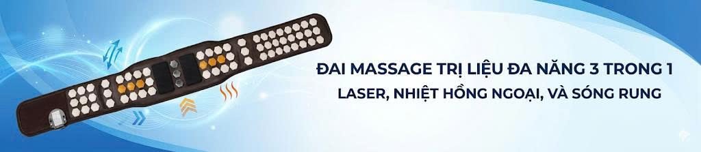 Đai massage nhiệt đa năng
